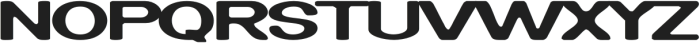 MN Brutaze Expanded otf (400) Font UPPERCASE