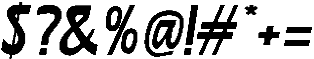 MN Jaybird 1 otf (400) Font OTHER CHARS
