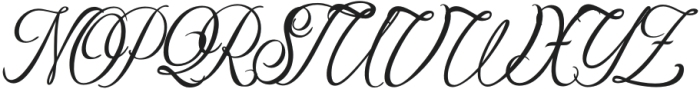 MN Mantova Italic otf (400) Font UPPERCASE