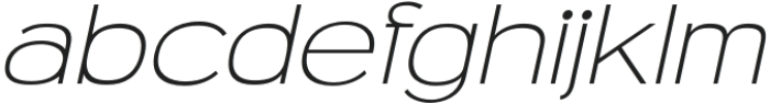 MN Newthon Thin Italic otf (100) Font LOWERCASE