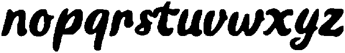 MN Solvane Regular otf (400) Font LOWERCASE