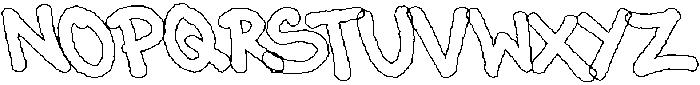 MN Tavera Outline otf (400) Font UPPERCASE