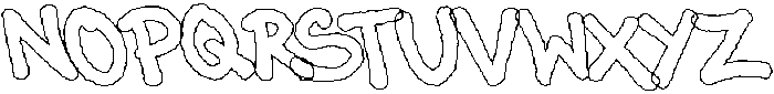 MN Tavera Outline otf (400) Font LOWERCASE