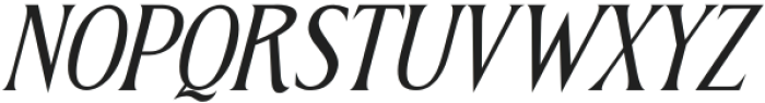 MN Triplay Serif Italic otf (400) Font UPPERCASE