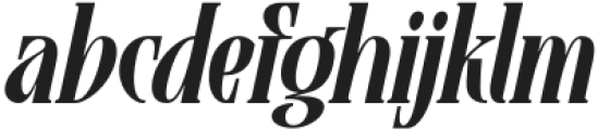 MNRagnala Bold Italic otf (700) Font LOWERCASE