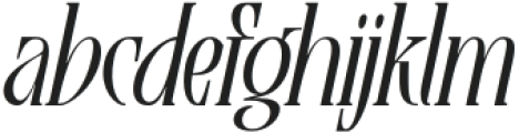 MNRagnala Extra Light Italic otf (200) Font LOWERCASE