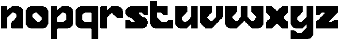 Mnemonic Core Bold otf (700) Font LOWERCASE