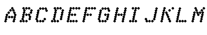 mnicmp Diamond Italic Font UPPERCASE