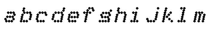 mnicmp Diamond Italic Font LOWERCASE