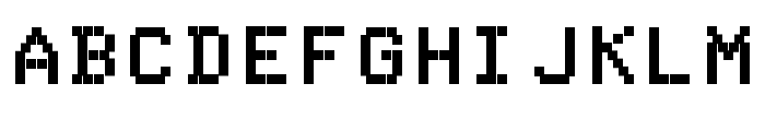 mnicmp Square Regular Font UPPERCASE