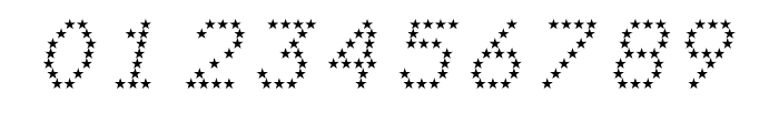 mnicmp Star Italic Font OTHER CHARS