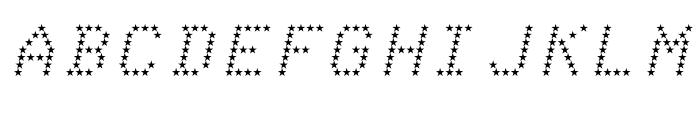 mnicmp Star Italic Font UPPERCASE