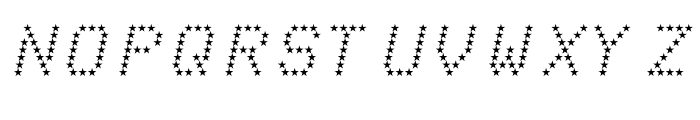 mnicmp Star Italic Font UPPERCASE