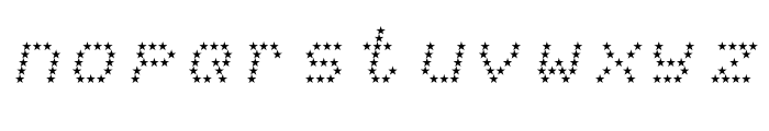 mnicmp Star Italic Font LOWERCASE