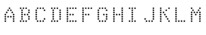 mnicmp Star Regular Font UPPERCASE