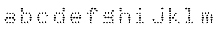 mnicmp Star Regular Font LOWERCASE