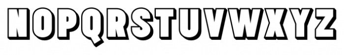MNSTR Shadow Condensed ExtraBlack Font LOWERCASE