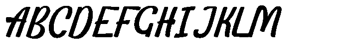 MN Barevia Regular Font UPPERCASE