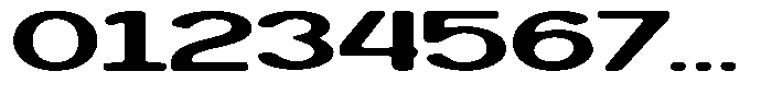 MN Brutaze Expanded Font OTHER CHARS