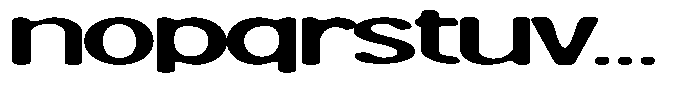 MN Brutaze Expanded Font LOWERCASE