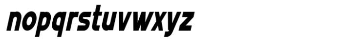 MN Grissee Pro Condensed Bold Italic Font LOWERCASE