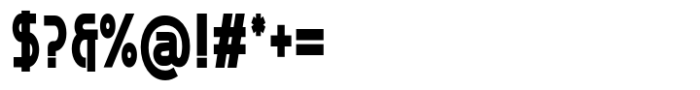 MN Grissee Pro Condensed Bold Font OTHER CHARS