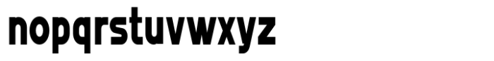 MN Grissee Pro Condensed Bold Font LOWERCASE