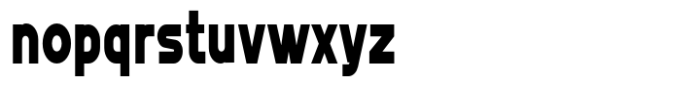 MN Grissee Pro Condensed Extra Bold Font LOWERCASE