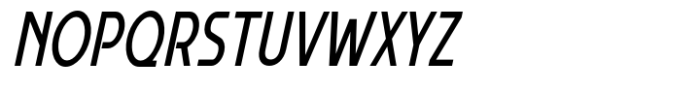 MN Grissee Pro Condensed Extra Light Italic Font UPPERCASE