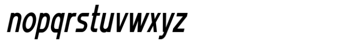MN Grissee Pro Condensed Light Italic Font LOWERCASE
