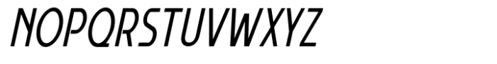 MN Grissee Pro Condensed Thin Italic Font UPPERCASE