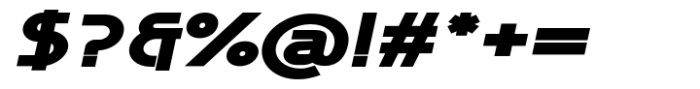 MN Grissee Pro Expanded Extra Bold Italic Font OTHER CHARS