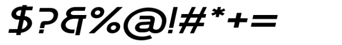 MN Grissee Pro Expanded Italic Font OTHER CHARS