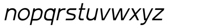 MN Grissee Pro Thin Italic Font LOWERCASE