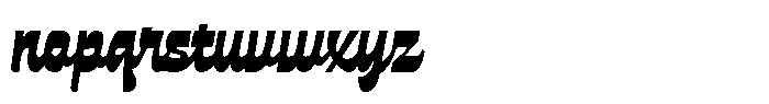 MN Jaybird 2 Font LOWERCASE