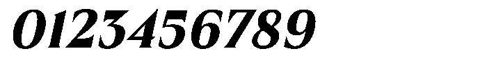 MN Managa Serif Bold Italic Font OTHER CHARS