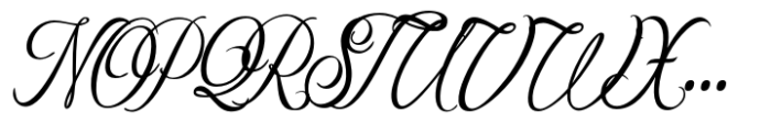 MN Mantova Italic Font UPPERCASE