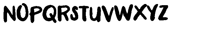 MN Rastone Talles Display Font UPPERCASE