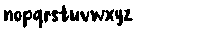 MN Rastone Talles Display Font LOWERCASE