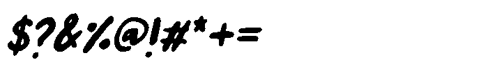 MN Rastone Talles Script Font OTHER CHARS