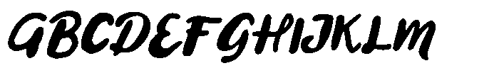 MN Rastone Talles Script Font UPPERCASE