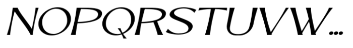 MN Regraft Extra Light Italic Font UPPERCASE