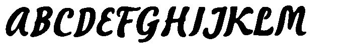 MN Soraine Font UPPERCASE
