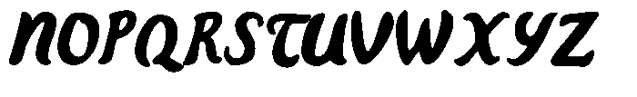 MN Soraine Font UPPERCASE