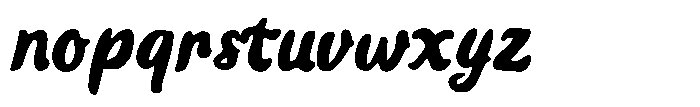 MN Soraine Font LOWERCASE
