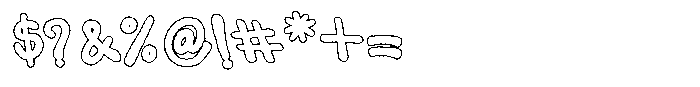 MN Tavera Outline Font OTHER CHARS