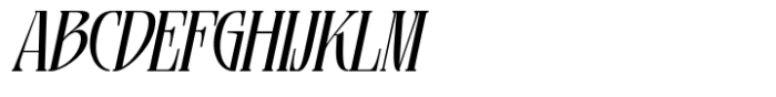 MNRagnala Italic Font UPPERCASE