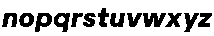 MNKYMarcel BlkIt Instance Font LOWERCASE