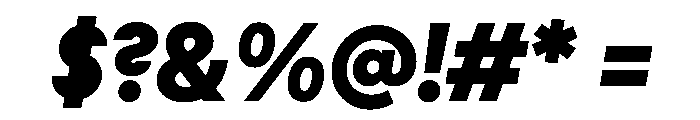 MNKYMaurice BlackItalic Instance Font OTHER CHARS