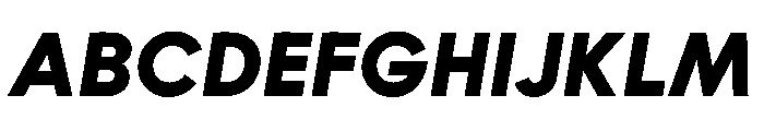 MNKYMaurice BlackItalic Instance Font UPPERCASE